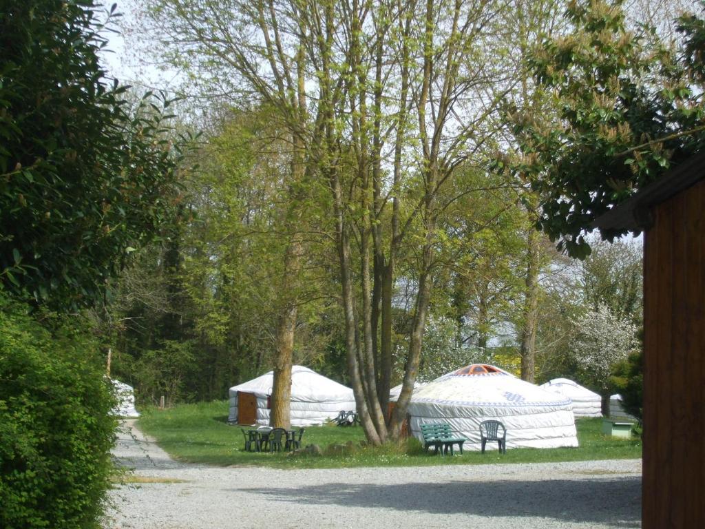 Village De Yourtes Beaussais Sur Mer Rom bilde